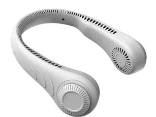 Portable neck rechargeable fans