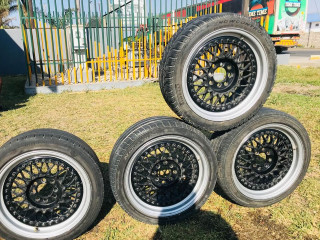 16 inch BBS rims complete with tires up for grabs